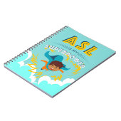 ASL ist meine Supermacht Notizblock (Linke Seite)