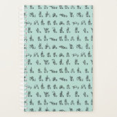 ASL Jade // American Sign Language Alphabet Planer (Vorderseite)