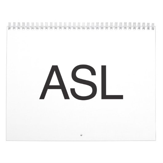Asl Kalender (Titelbild)