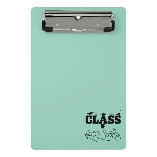 ASL - Klasse 2026 - Abschluss ASL Design Mini Klemmbrett (Vorderseite)