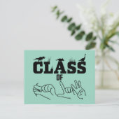 ASL - Klasse 2026 - Abschluss ASL Design Postkarte (Stehend Vorderseite)