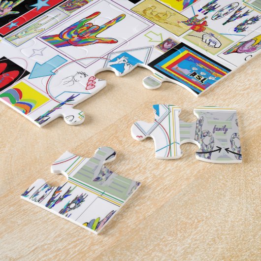 Asl-Kunst-Gemisch Puzzle (Seite)