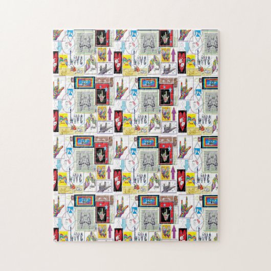 Asl-Kunst-Gemisch Puzzle (Vertikal)