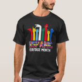 ASL Language Countries flags Latinx Hispanic Herit T-Shirt (Vorderseite)
