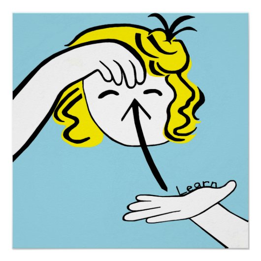 ASL LEARN POSTER (Vorderseite)