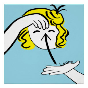 ASL LERNEN POSTER