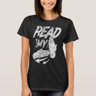 ASL Lest My Hand Deaf American Sign Language Disto T-Shirt