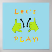 ASL Let's PLAY! Poster (Vorne)
