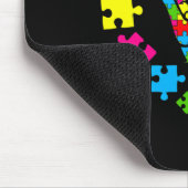 ASL Liebe Autism Awareness Day Apple Sign Language Mousepad (Ecke)