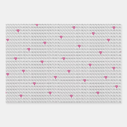 ASL Liebe Geschenkpapier (Vorderseite 2)