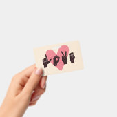 ASL Liebe IV - Valentinstag Ausweis (Handheld)