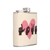 ASL Liebe IV - Valentinstag Flachmann (Rechts)