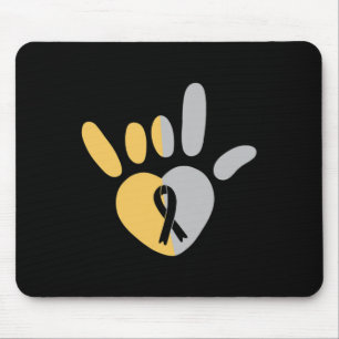 ASL Liebe Sign American Sign Language Deawarenes Mousepad