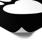 ASL Liebe Sign American Sign Language Deawarenes Poster (Ecke)