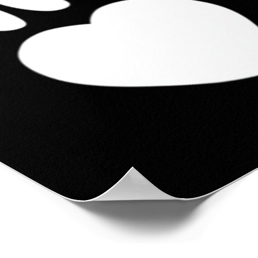 ASL Liebe Sign American Sign Language Deawarenes Poster (Ecke)