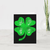 Asl Liebe Sign Language St Patrick's Day Deaf Awar Karte (Vorderseite)
