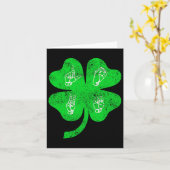 Asl Liebe Sign Language St Patrick's Day Deaf Awar Karte (Gelbe Blume)