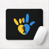 ASL Liebe Signieren Non-verbal Down Syndrome Aware Mousepad (Mit Mouse)