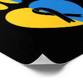 ASL Liebe Signieren Non-verbal Down Syndrome Aware Poster (Ecke)