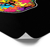 ASL Liebe Signing Language Autismus Awareness Supp Poster (Ecke)