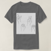 ASL-Liebe T-Shirt (Design vorne)