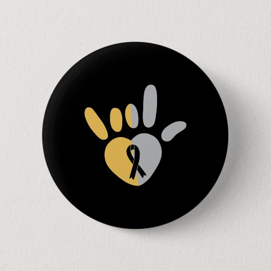 Asl-Liebeszeichen Amerikanische Gebärdensprache Ge Button (Vorderseite)