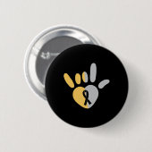Asl-Liebeszeichen Amerikanische Gebärdensprache Ge Button (Vorne & Hinten)