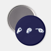 ASL OMG MAGNET (Vorderseite/Rückseite)