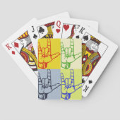 ASL Pop Art Playing Cards Spielkarten (Rückseite)