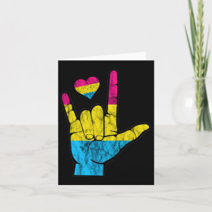 Asl Pride Panual Hearing Loss Deaf Bewusstsein Mon Karte