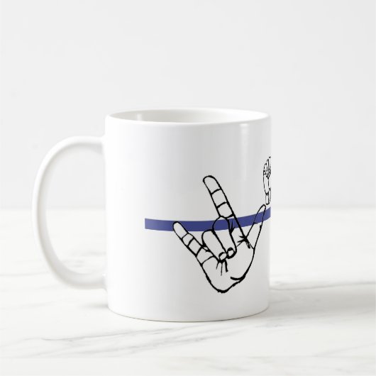 ASL schaukelt Kaffee-Tasse Kaffeetasse (Links)