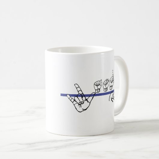 ASL schaukelt Kaffee-Tasse (Seite) Kaffeetasse (VorderseiteRechts)