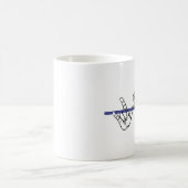 ASL schaukelt Kaffee-Tasse (Seite) Kaffeetasse (Mittel)