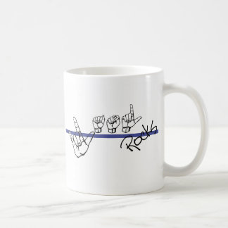 ASL schaukelt Kaffee-Tasse (Seite) Kaffeetasse