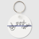 ASL-Schlüsselkette Schlüsselanhänger (Vorderseite)