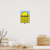 ASL School Zone Poster (Küche)