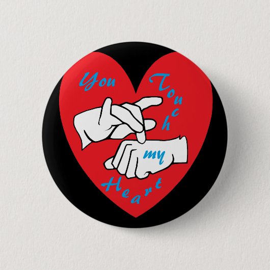 ASL Sie Touch mein Herz Button (Vorderseite)