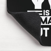 ASL Sign Language ASL wie Magie, aber echter Tod Mousepad (Ecke)