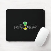 ASL Sign Language Clothes Beach Deaf Signatur Awar Mousepad (Mit Mouse)