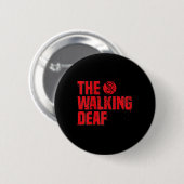 Asl Sign Language Coach Deaf Awareness Geschenk Sc Button (Vorne & Hinten)