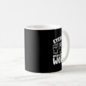 ASL Sign Language Eyebrows sprechen lautere Worte Kaffeetasse (VorderseiteRechts)