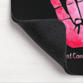 Asl Sign Love Breast Cancer Awareness Pink Ribbon Mousepad (Ecke)