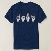 ASL Signing Language Name Debi T-Shirt (Design vorne)