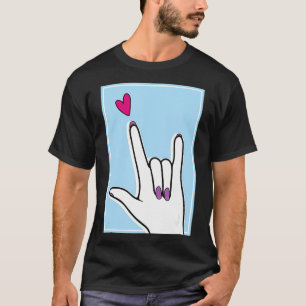 ASL Signsprache I Liebe Sie T-Shirt