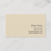 ASL, Signsprache, Übersetzer, Visitenkarte (Rückseite)