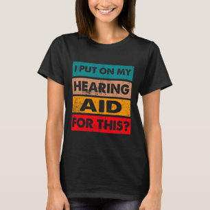Asl Spaß Gehörloser Stolz Bewusstsein Gebärdenspra T-Shirt