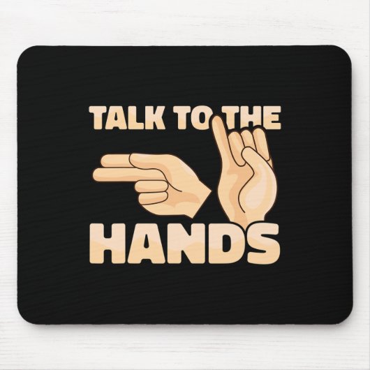 ASL sprechen Sie mit der amerikanischen Gebärdensp Mousepad (Vorne)