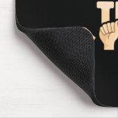 ASL spricht mit der amerikanischen Gebärdensprache Mousepad (Ecke)