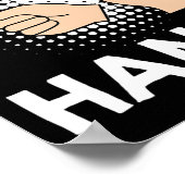 Asl spricht mit der amerikanischen Gebärdensprache Poster (Ecke)