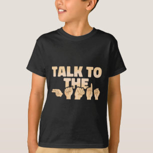 ASL spricht mit der amerikanischen Gebärdensprache T-Shirt